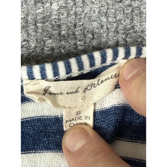 Jane and Delancey Dress Small Striped Tank Summer Sundress Coastal Nautical - Picture 5 of 11